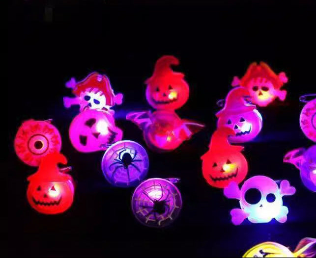 Wholesale Christmas necklace luminous  brooch watch ring